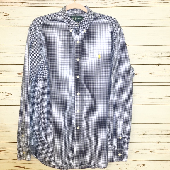 Ralph Lauren Other - Ralph Lauren Blue Gingham Check Shirt